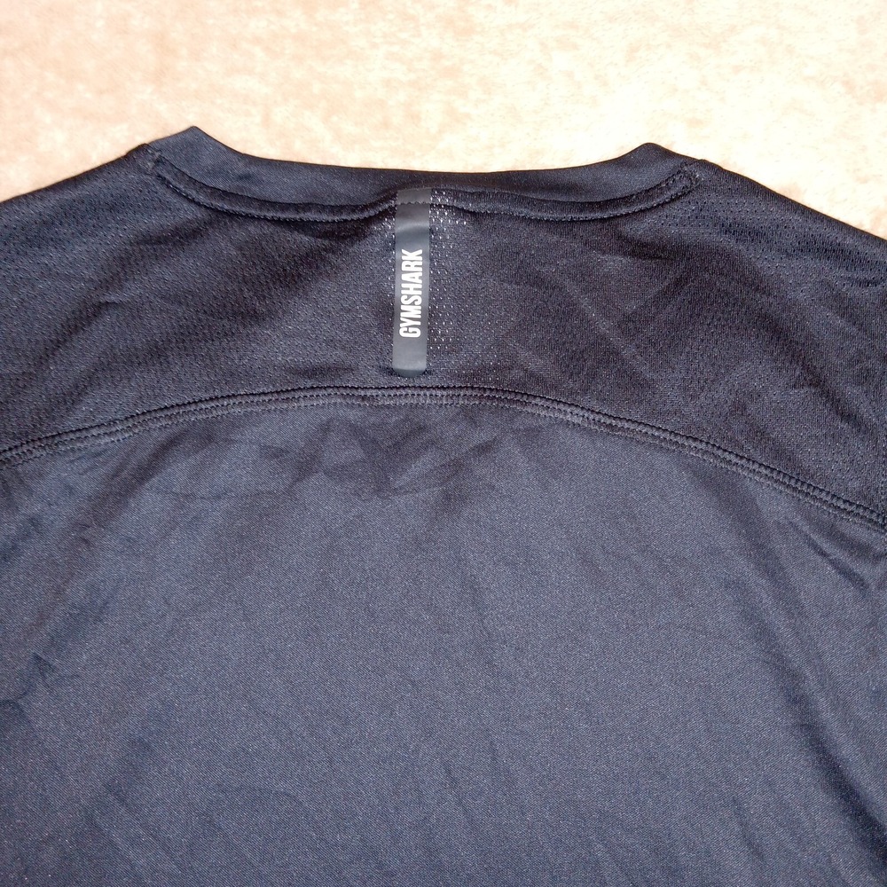 GymShark Men's Sleeveless Tank Top Small Black Workout - Picture 5 of 7